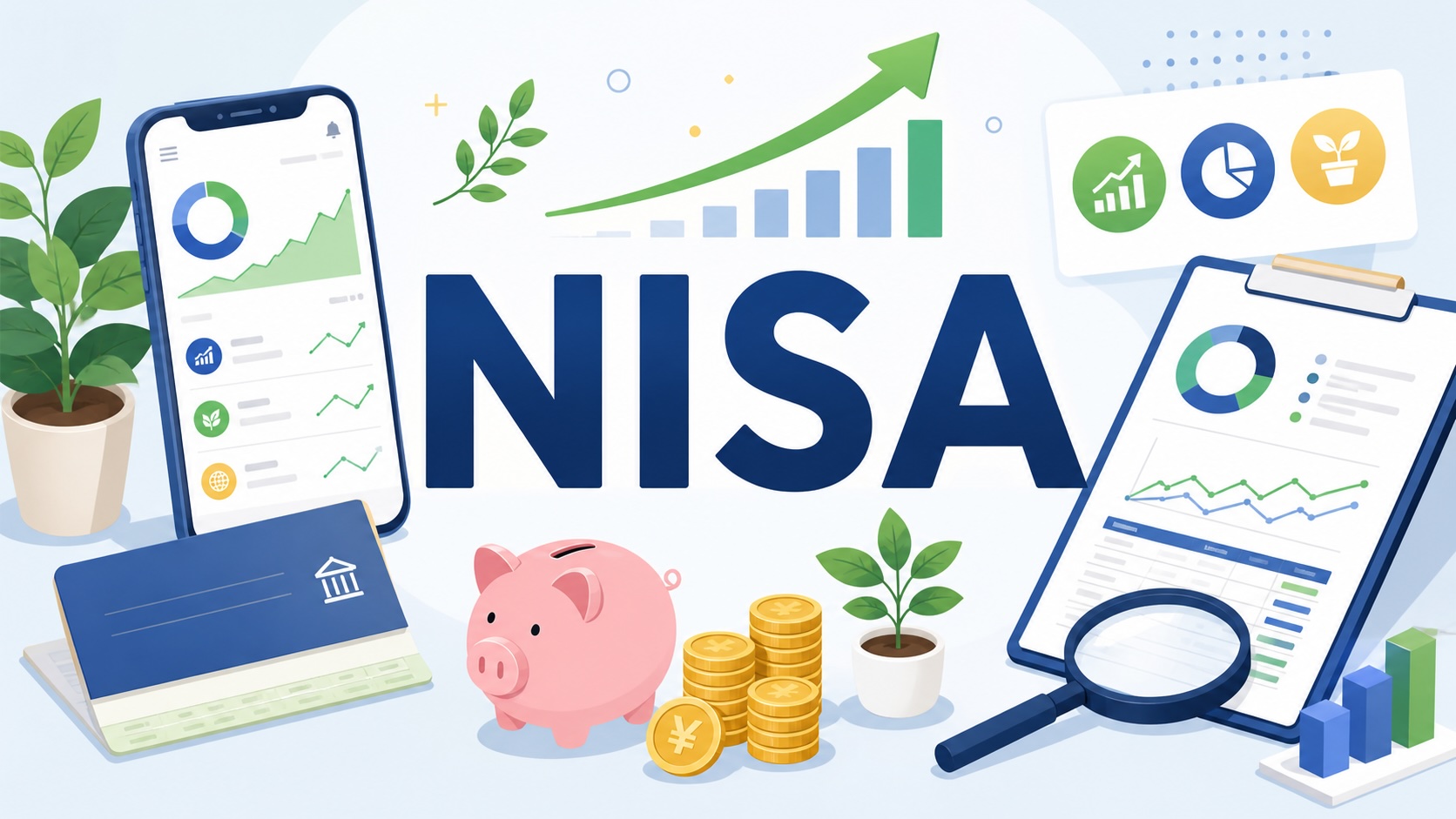A foreign resident in Japan reviewing investment documents and NISA information
