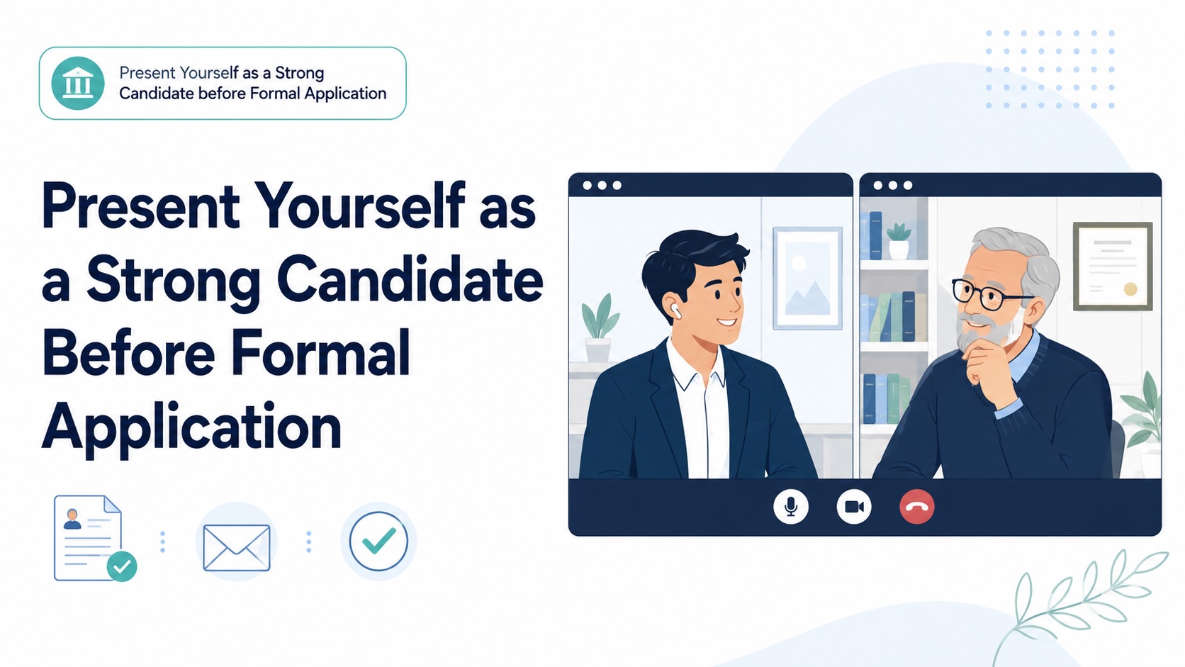 An international student preparing a CV and online interview before applying to a Japanese laboratory