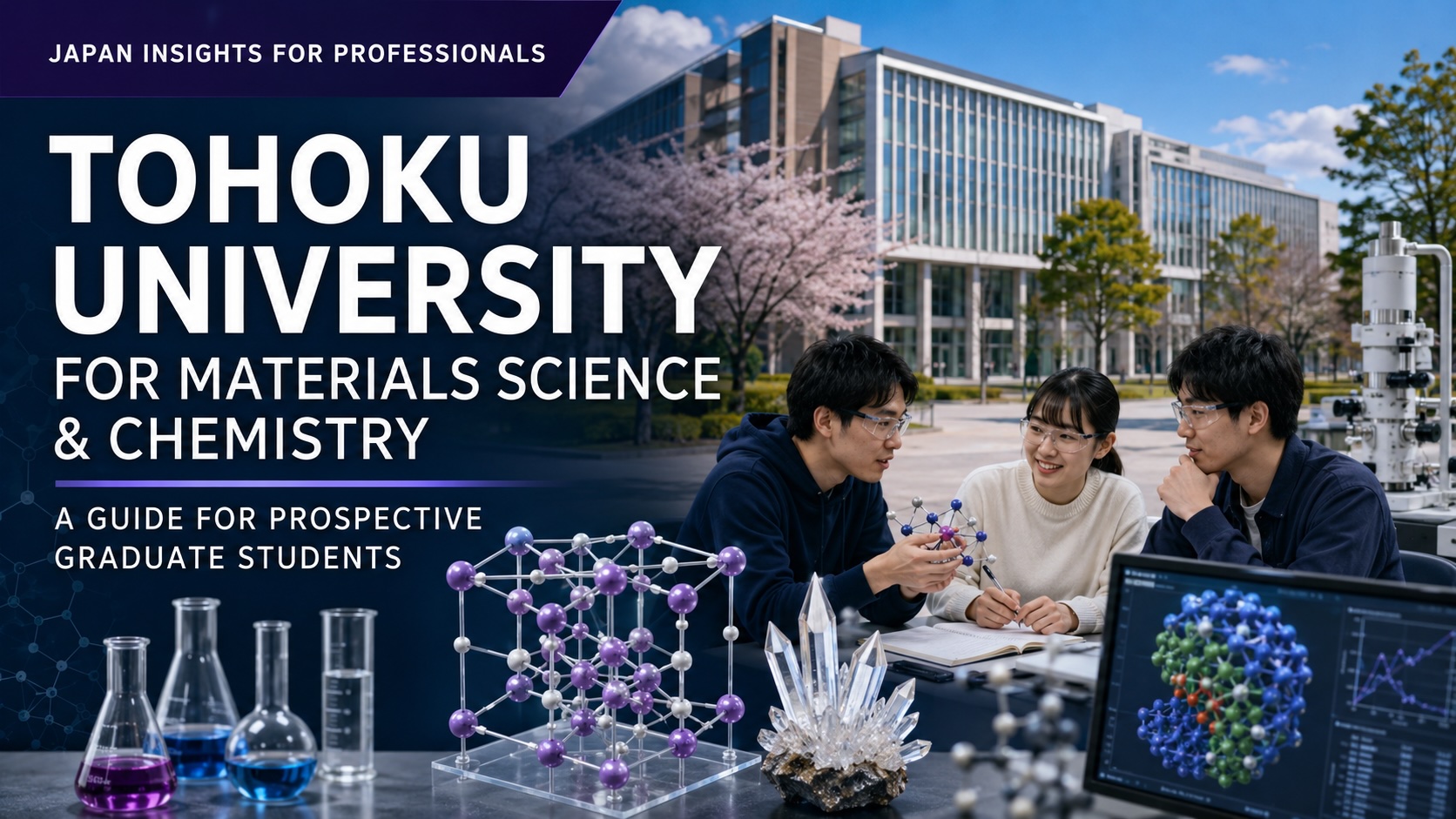 Prospective graduate student exploring materials science and chemistry at Tohoku University